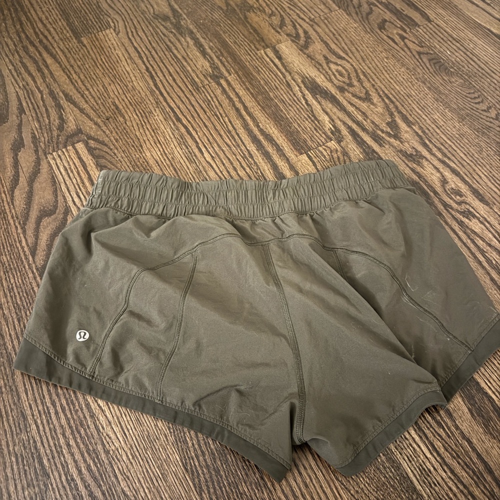 lululemon athletica Olive Green Athletic Shorts